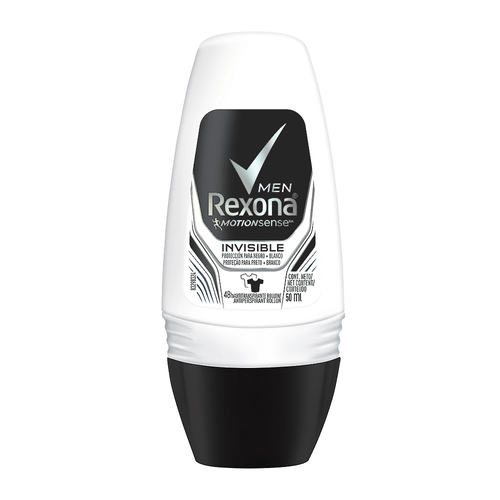 Antitranspirante-Roll-on-Invisible-48h-Rexona-Men-50ml Antitranspirante-Roll-on-Invisible-48h-Rexona-Men-50ml