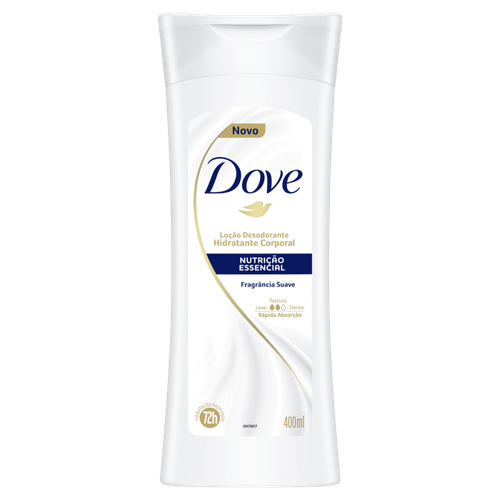 Locao-Desodorante-Hidratante-Corporal-Nutricao-Essencial-Suave-72h-Dove-Frasco-400ml