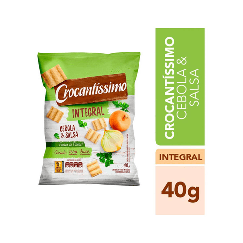 Snack-de-Trigo-Assado-Integral-Cebola---Salsa-Crocantissimo-Pacote-40g