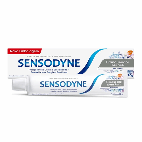 Creme-Dental-Branqueador-Extra-Fresh-com-Fluor-Sensodyne-Caixa-90g Creme-Dental-Branqueador-Extra-Fresh-com-Fluor-Sensodyne-Caixa-90g