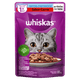 Alimento-100--Completo-e-Balanceado-para-Gatos-Castrados-Adultos-Carne-ao-Molho-Whiskas-Sache-85g Alimento-100--Completo-e-Balanceado-para-Gatos-Castrados-Adultos-Carne-ao-Molho-Whiskas-Sache-85g