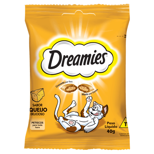 Petisco-para-Gatos-Adultos-Queijo-Delicioso-Dreamies-Pacote-40g Petisco-para-Gatos-Adultos-Queijo-Delicioso-Dreamies-Pacote-40g