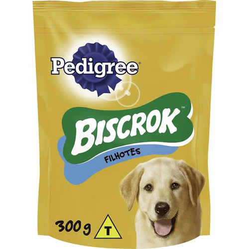 Petisco-para-Caes-Filhotes-Leite-Pedigree-Biscrok-Pouch-300g