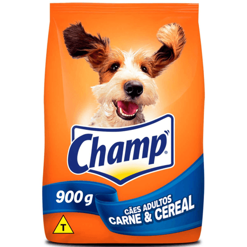 Alimento-Completo-para-Caes-Adultos-Carne---Cereal-Champ-Pacote-900g Alimento-Completo-para-Caes-Adultos-Carne---Cereal-Champ-Pacote-900g