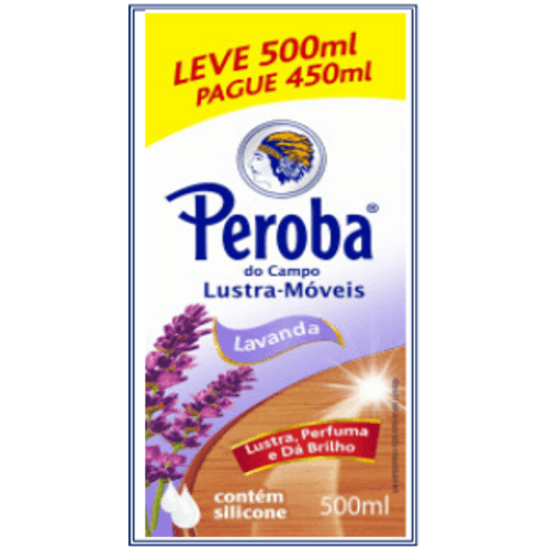 Lustra-Moveis-Peroba-do-Campo-Lavanda-Frasco-Leve-500ml-Pague-450ml