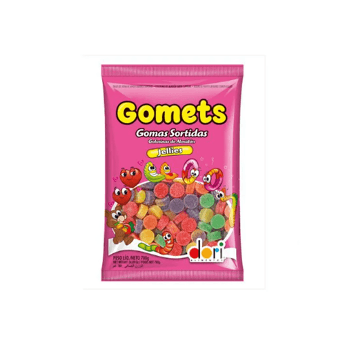 Bala-de-Goma-Gomets-Americana-Frutas-700g-Dori Bala-de-Goma-Gomets-Americana-Frutas-700g-Dori