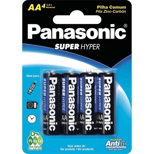Pilha-Panasonic-Super-Hyper-Pequena-4unidade Pilha-Panasonic-Super-Hyper-Pequena-4unidade