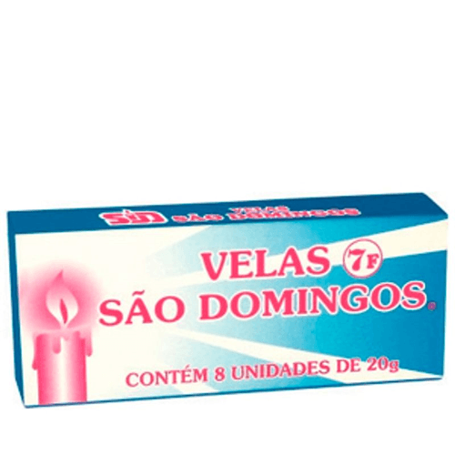 Vela-Branca-N°3-Sao-Domingos-com-8-Unidades Vela-Branca-N°3-Sao-Domingos-com-8-Unidades