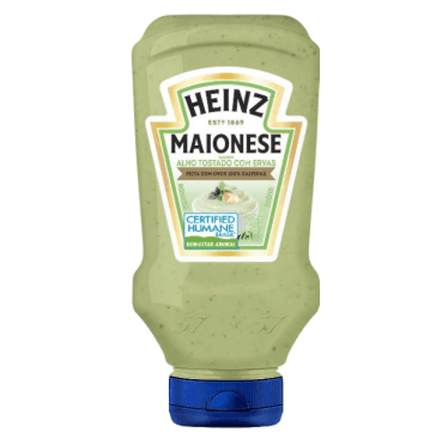 Maionese-Heinz-Alho-Tostado-com-Ervas-Squeeze-Pet-215g