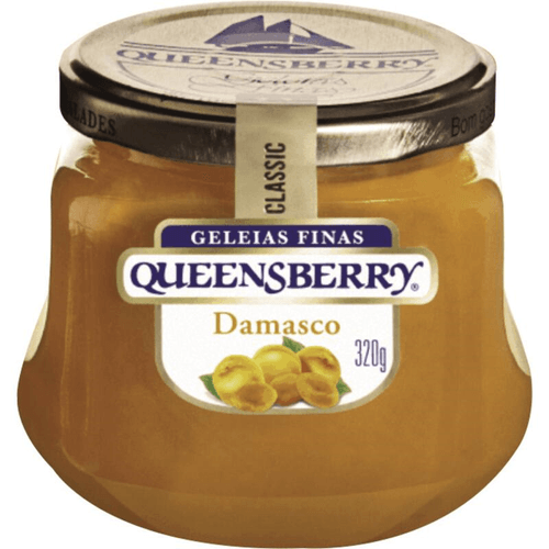 Geleia-Damasco-Queensberry-Classic-Vidro-320g Geleia-Damasco-Queensberry-Classic-Vidro-320g