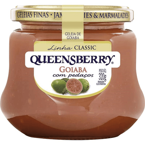 Geleia-Goiaba-com-Pedacos-Queensberry-Classic-Vidro-320g Geleia-Goiaba-com-Pedacos-Queensberry-Classic-Vidro-320g