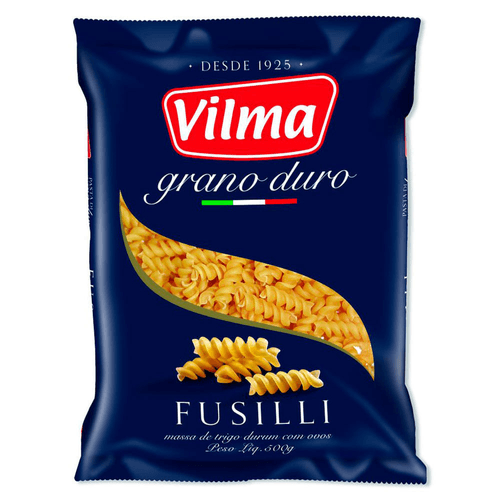 Massa-Grano-Duro-Parafuso-Vilma-Pacote-500-g Massa-Grano-Duro-Parafuso-Vilma-Pacote-500-g