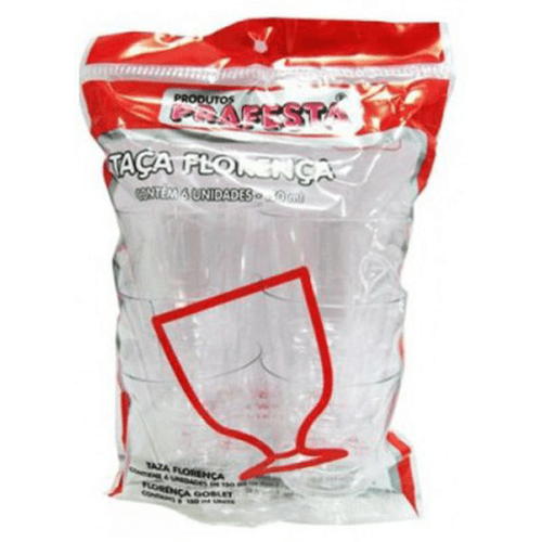 Taca-Descartavel-Prafesta-Florenca-130ml-Embalagem-com-6-Unidades Taca-Descartavel-Prafesta-Florenca-130ml-Embalagem-com-6-Unidades