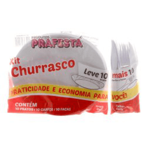 Kit-para-Churrasco-Prafesta-Prato-Garfo-e-Faca-Descartavel-10-Unidades Kit-para-Churrasco-Prafesta-Prato-Garfo-e-Faca-Descartavel-10-Unidades