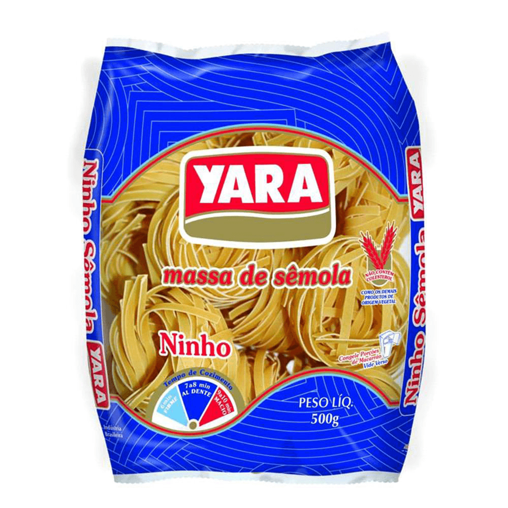 Massa de Sêmola Yara Ninho 500g