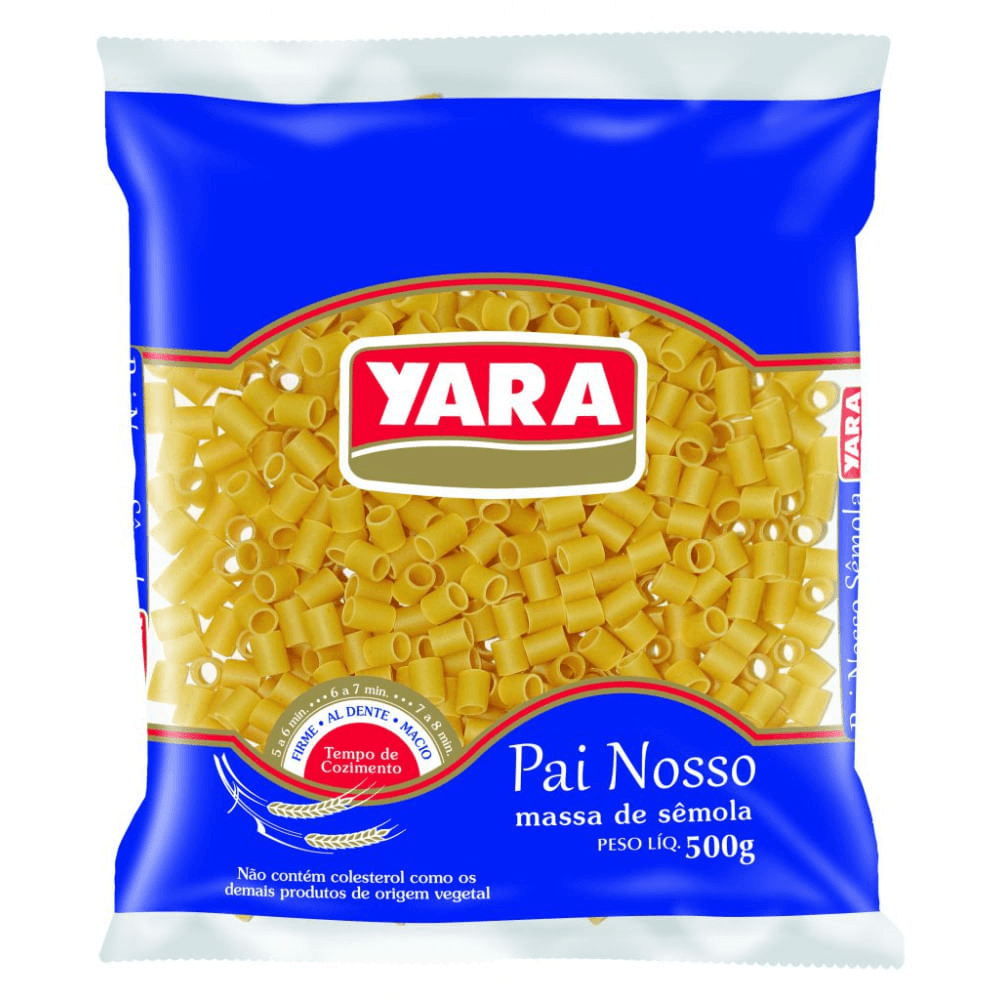 Massa de Sêmola Yara Padre Nosso 500g