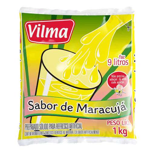 Refresco-em-Po-Vilma-Maracuja-1Kg Refresco-em-Po-Vilma-Maracuja-1Kg