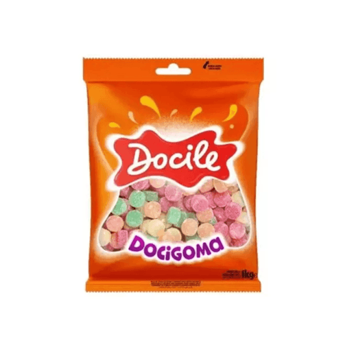 Bala-de-Goma-Sortida-Sino-Docile-Docigoma-Pacote-1kg Bala-de-Goma-Sortida-Sino-Docile-Docigoma-Pacote-1kg