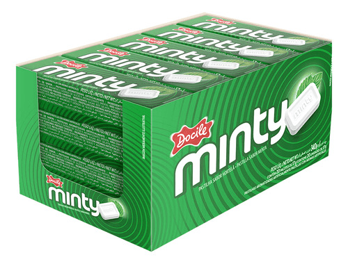 PASTILHA DOCILE MINTY 340G-DY C20 HORTELA