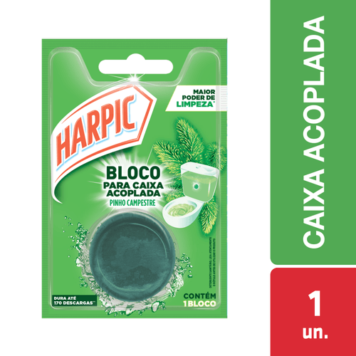 Bloco-Sanitario-para-Caixa-Acoplada-Harpic-Pinho-1-unidade Bloco-Sanitario-para-Caixa-Acoplada-Harpic-Pinho-1-unidade