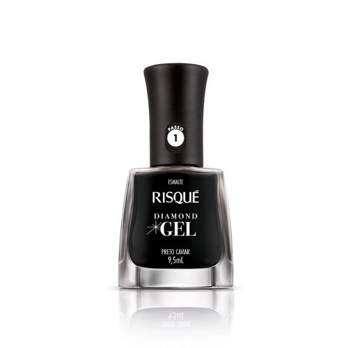 Esmalte-Risque-Diamond-Gel-Preto-Caviar-Cremoso-95ml