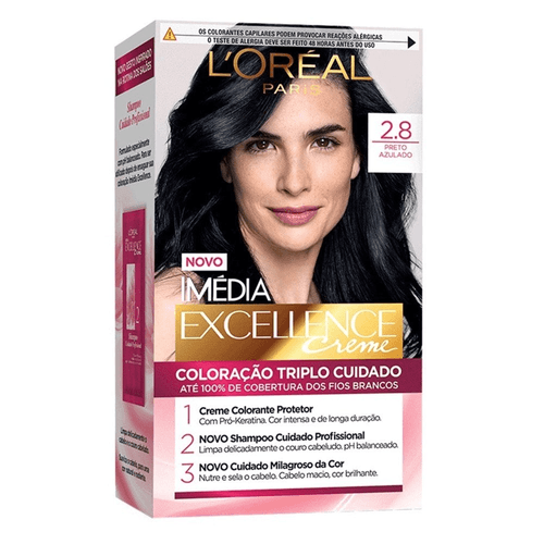 Coloracao-Permanente-Imedia-Excellence-De-L-Oreal-Paris-2.8-Preto-Azulado Coloracao-Permanente-Imedia-Excellence-De-L-Oreal-Paris-2.8-Preto-Azulado