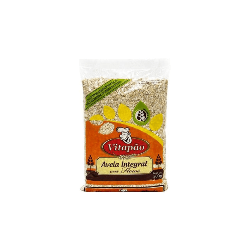 Aveia Vitapão Integral em Flocos Pacote 500 g