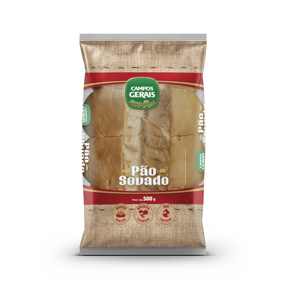 Pão Sovado Sandubidu Pacote 500g