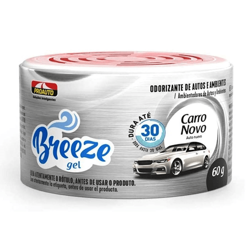 Odorizador-Gel-De-Autos-E-Ambientes-Carro-Novo-Proauto-Breeze-Pote-60g Odorizador-Gel-De-Autos-E-Ambientes-Carro-Novo-Proauto-Breeze-Pote-60g