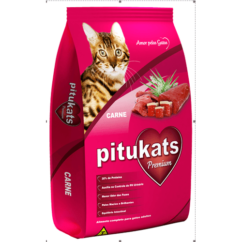 Racao-Gato-Pitukats-Carne-1Kg Racao-Gato-Pitukats-Carne-1Kg