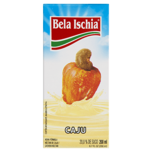 Nectar-de-Caju-Bela-Ischia-Caixa-200ml Nectar-de-Caju-Bela-Ischia-Caixa-200ml