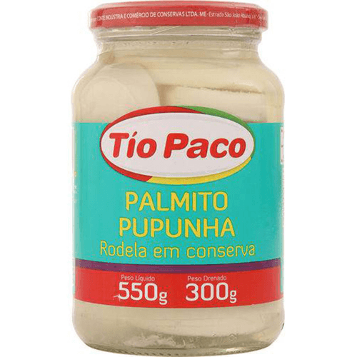 Palmito-Pupunha-Tio-Paco-Rodela-Conserva-300g Palmito-Pupunha-Tio-Paco-Rodela-Conserva-300g