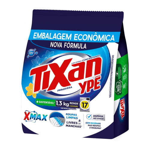 Lava-Roupas-Po-Concentrado-Primavera-Tixan-Ype-Pacote-13kg-Embalagem-Economica