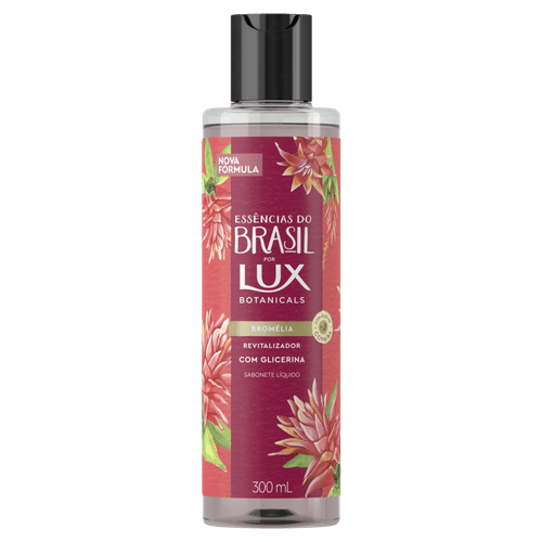 Sabonete-Liquido-de-Glicerina-Revitalizador-com-Oleo-de-Copaiba-Bromelia-Lux-Botanicals-Essencias-do-Brasil-Frasco-300ml