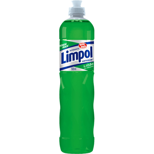 Detergente-Liquido-com-Glicerina-Limao-Limpol-Squeeze-500ml Detergente-Liquido-com-Glicerina-Limao-Limpol-Squeeze-500ml