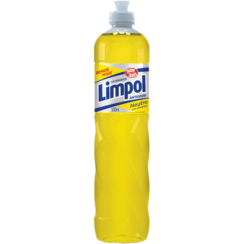 Detergente-Liquido-Neutro-com-Glicerina-Limpol-Squeeze-500ml Detergente-Liquido-Neutro-com-Glicerina-Limpol-Squeeze-500ml