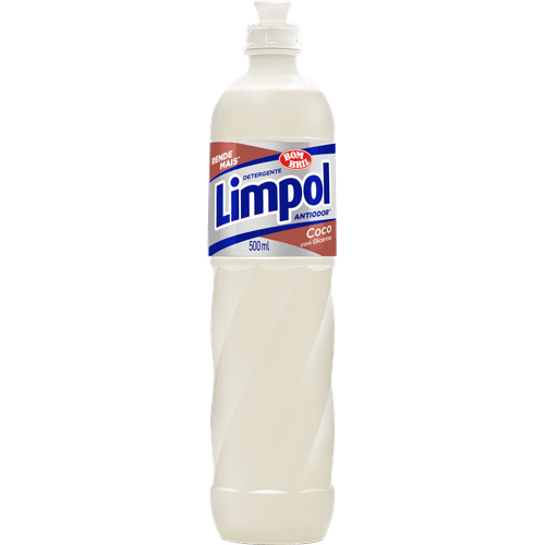 Detergente-Liquido-com-Glicerina-Coco-Limpol-Squeeze-500ml Detergente-Liquido-com-Glicerina-Coco-Limpol-Squeeze-500ml