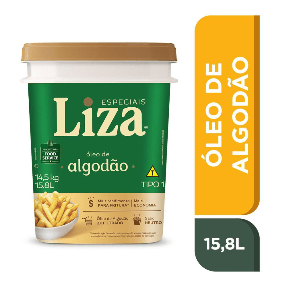 Óleo de Algodão Liza Balde 14,5kg