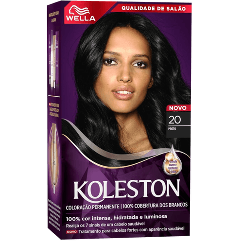 Kit-Coloracao-Creme-20-Preto-Wella-Koleston Kit-Coloracao-Creme-20-Preto-Wella-Koleston