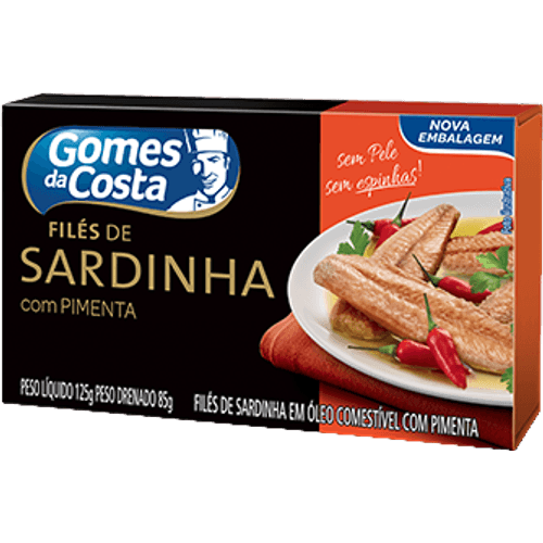 File-de-Sardinha-com-Oleo-Comestivel-sem-Pele-sem-Espinhas-Gomes-da-Costa-Caixa-Peso-Liquido-125g-Peso-Drenado-85g