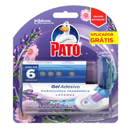 Detergente-Sanitario-Gel-Adesivo-com-Aplicador-Lavanda-Pato-38g-Refil-Oferta-Especial