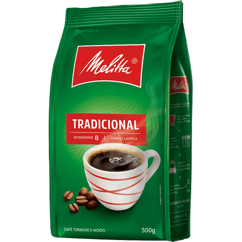 Cafe-Torrado-e-Moido-Tradicional-Melitta-Pacote-500g Cafe-Torrado-e-Moido-Tradicional-Melitta-Pacote-500g