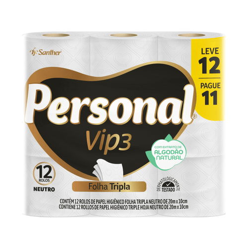 Papel-Higienico-Personal-Vip-3-Folha-Tripla-com-12-rolos-de-20-metros