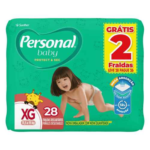 Fralda-Personal-Baby-Protect-e-Sec-XG-Leve-28-Pague-26-unidades