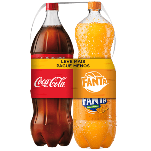 Kit-Refrigerante-Coca-Cola-Original-Menos-Acucar---Laranja-Fanta-2l-Cada Kit-Refrigerante-Coca-Cola-Original-Menos-Acucar---Laranja-Fanta-2l-Cada