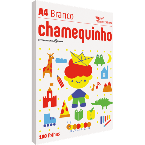 A4-Chamex-Chamequinho-Sulfite--Pacote-com-100-Folhas A4-Chamex-Chamequinho-Sulfite--Pacote-com-100-Folhas