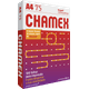 Papel-Sulfite-Branco-Chamex-A4-210mm-x-297mm-500-Folhas Papel-Sulfite-Branco-Chamex-A4-210mm-x-297mm-500-Folhas