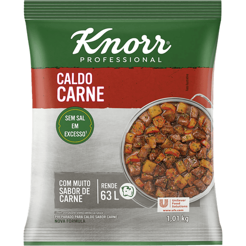 Preparado-para-Caldo-Po-Equilibrado-de-Carne-Ervas-e-Tempero-Professional-Knorr-Pacote-101kg