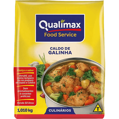 Caldo-Qualimax-Em-Po-1010kg-pc-Galinha Caldo-Qualimax-Em-Po-1010kg-pc-Galinha
