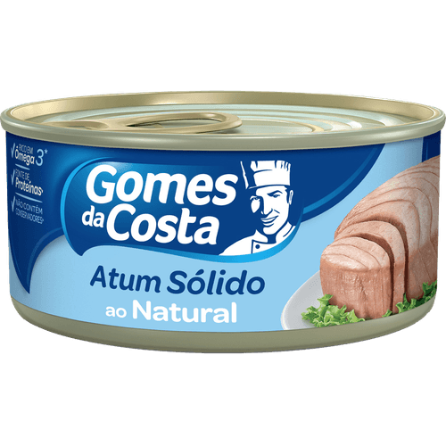 Atum-Solido-ao-Natural-Gomes-da-Costa-Lata-Peso-Liquido-170g-Peso-Drenado-120g Atum-Solido-ao-Natural-Gomes-da-Costa-Lata-Peso-Liquido-170g-Peso-Drenado-120g